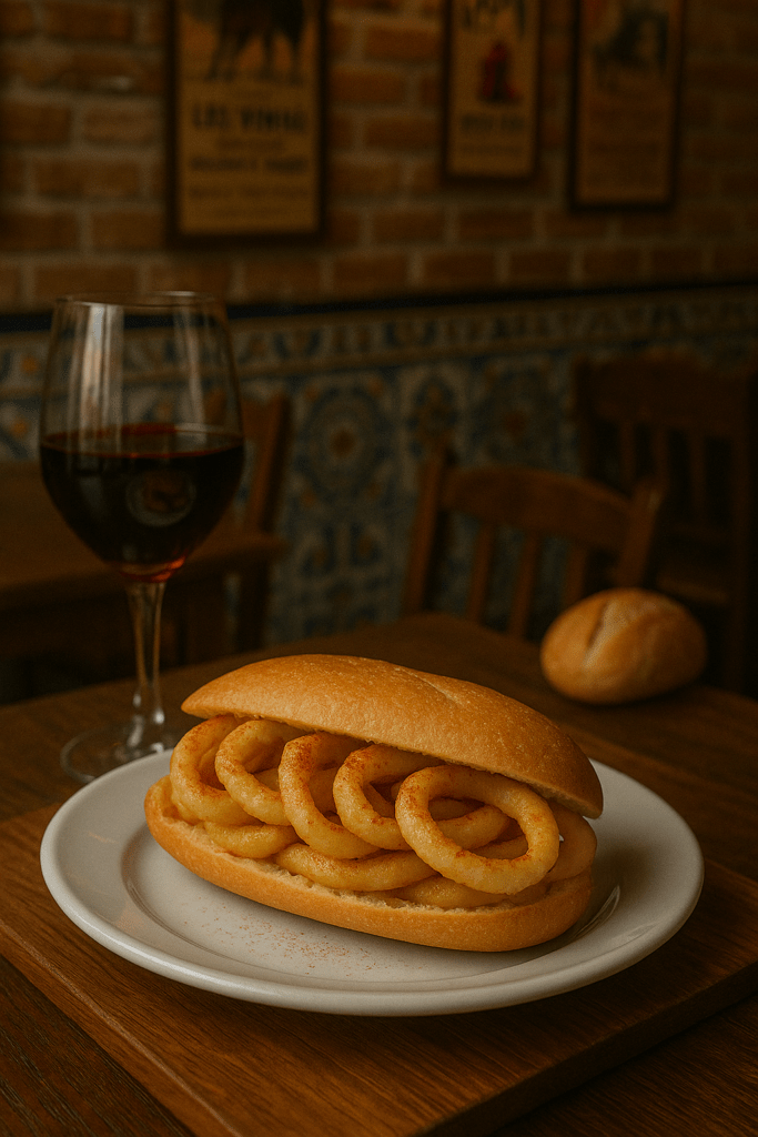 bocadillo de calamares de Madrid